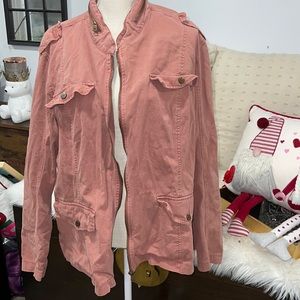 Maurice’s mauve utility jacket